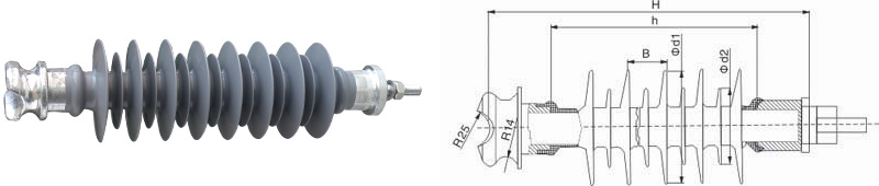35kV(33kV) Pin Type Composite Insulator